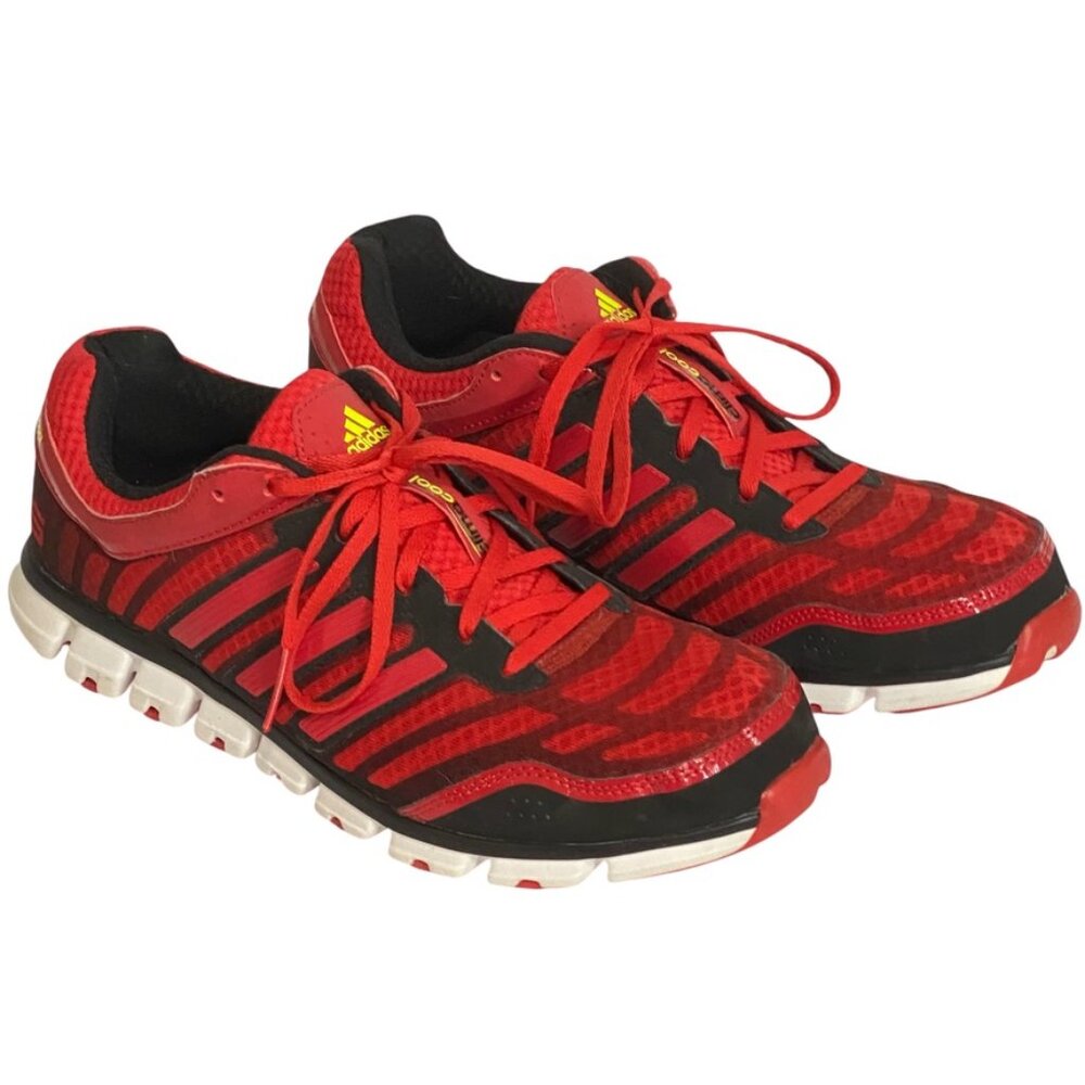Adidas Mens Climacool Aerate 2 Sneakers Red/Black 10.5